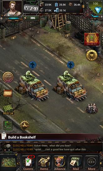 Gameplay of the Dead zone: Zombie war for Android phone or tablet.