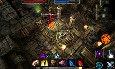 Gameplay of the Deprofundis: Requiem for Android phone or tablet.