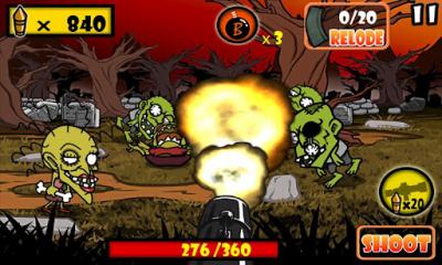 Gameplay of the Gun & Zombies for Android phone or tablet.