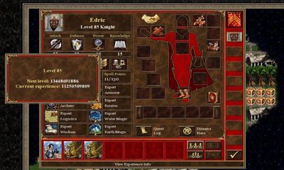Gameplay of the Heroes of Might and Magic 3 for Android phone or tablet.