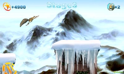 Gameplay of the Ice Runner for Android phone or tablet.