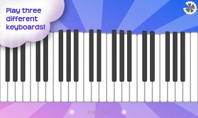 Gameplay of the Magic Piano for Android phone or tablet.