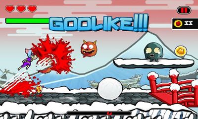 Gameplay of the Ninja Sprint for Android phone or tablet.