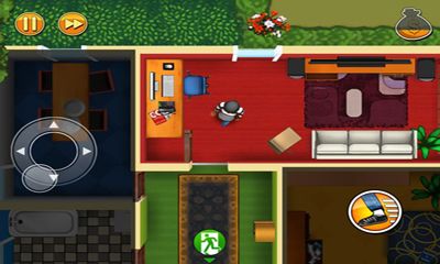 Gameplay of the Robbery Bob for Android phone or tablet.
