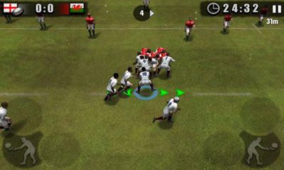 Rugby Nations 2011 - Android game screenshots.