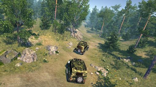 Gameplay of the Russian cars: Off-road 4x4 for Android phone or tablet.