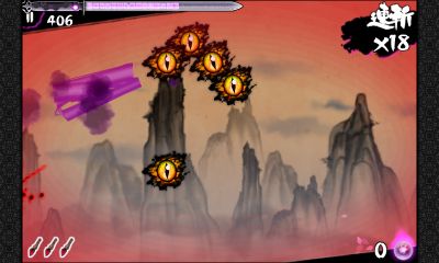 Sakura Slash - Android game screenshots.