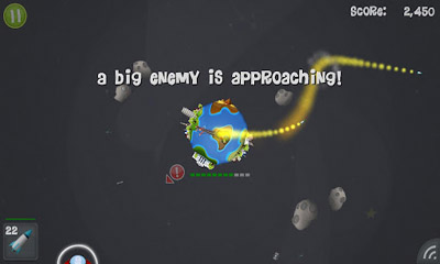 Gameplay of the Smashing Planets for Android phone or tablet.