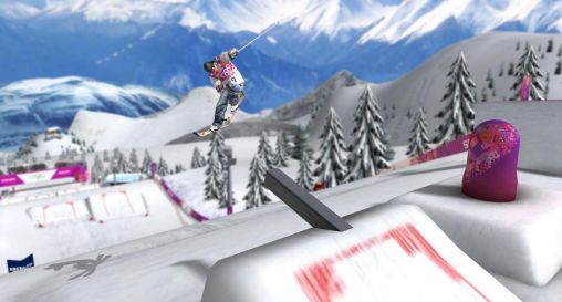 Gameplay of the Sochi.ru 2014: Ski slopestyle challenge for Android phone or tablet.