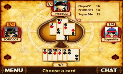 Gameplay of the Spade Master Live for Android phone or tablet.