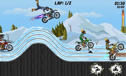 Gameplay of the Stunt extreme: BMX boy for Android phone or tablet.