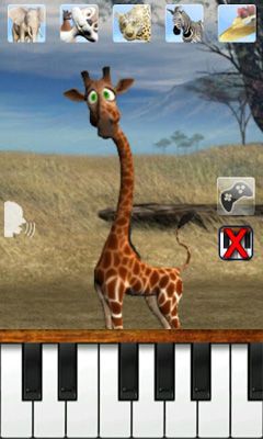 Talking George The Giraffe - Android game screenshots.