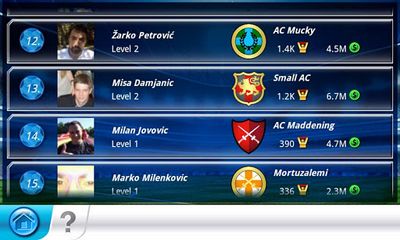 Top Eleven - Android game screenshots.