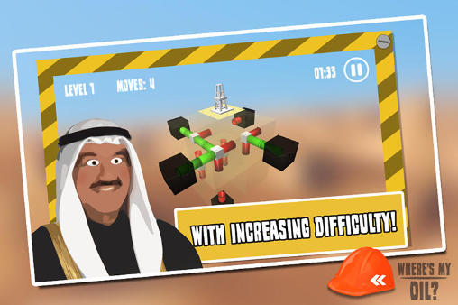 Gameplay of the Where's my oil? for Android phone or tablet.
