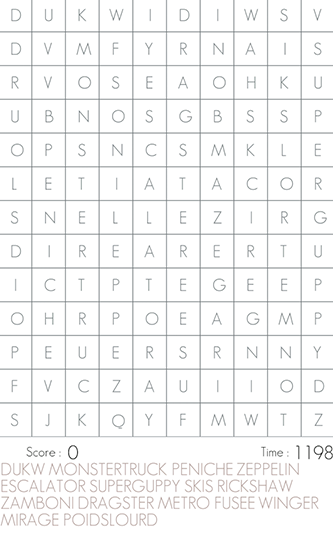 Word search - Android game screenshots.