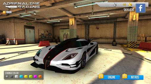 Gameplay of the Adrenaline racing: Hypercars for Android phone or tablet.