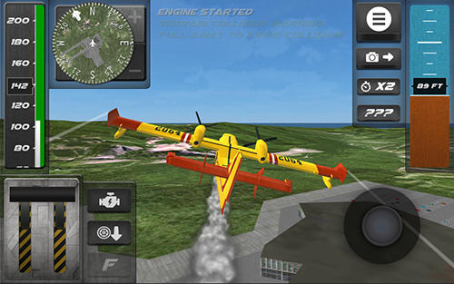 Airplane flight simulator 2017 - Android game screenshots.