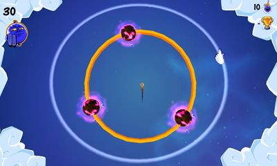 Gameplay of the AstroComet for Android phone or tablet.