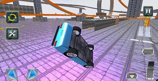 Extreme sports car stunts 3D - Android game screenshots.