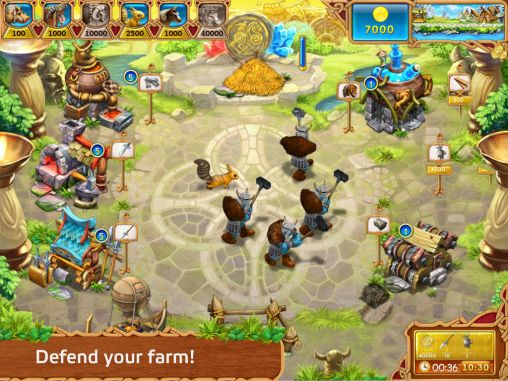 Farm frenzy: Viking heroes - Android game screenshots.