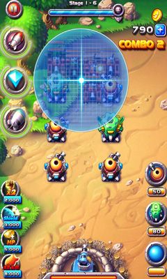 Gameplay of the Field defender for Android phone or tablet.