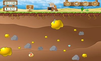 Gold Miner Classic HD - Android game screenshots.