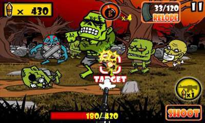 Gun & Zombies - Android game screenshots.