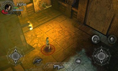 Gameplay of the Lara Croft: Guardian of Light for Android phone or tablet.