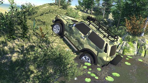 Russian cars: Off-road 4x4 - Android game screenshots.