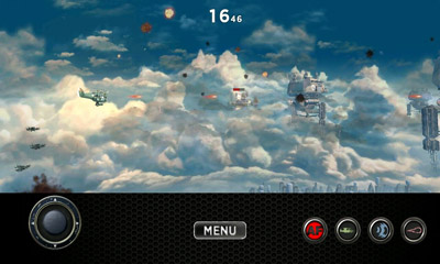 Gameplay of the Sine Mora for Android phone or tablet.