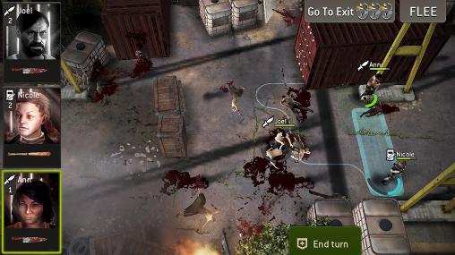 The walking dead: No man’s land - Android game screenshots.