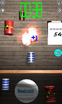 Gameplay of the Tin Shot for Android phone or tablet.