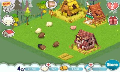 Gameplay of the Tiny Farm for Android phone or tablet.