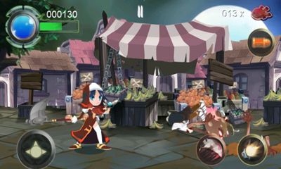 Gameplay of the Twin Blades for Android phone or tablet.