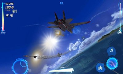 After Burner Climax - Android game screenshots.