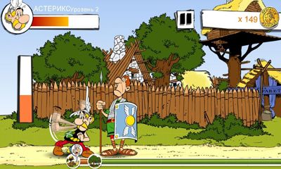 Gameplay of the Asterix Megaslap for Android phone or tablet.