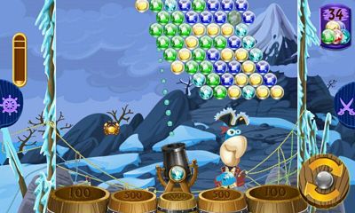 Gameplay of the Bubble Journey for Android phone or tablet.