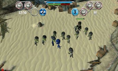 Finger Ninjas Zombie Strike-Force - Android game screenshots.