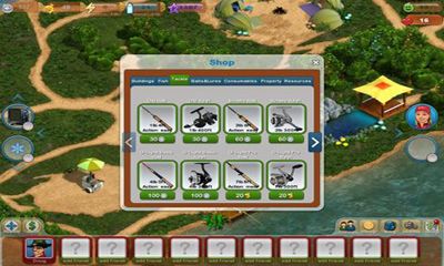 Gameplay of the Fishing Paradise 3D for Android phone or tablet.