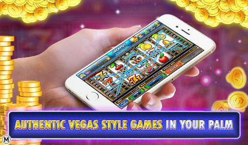 Gameplay of the Full house casino: Lucky slots for Android phone or tablet.