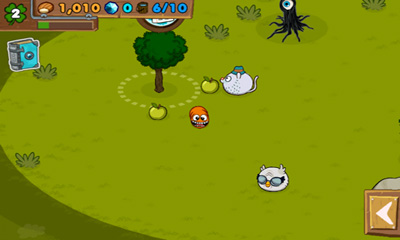 Gameplay of the Greedy grub for Android phone or tablet.