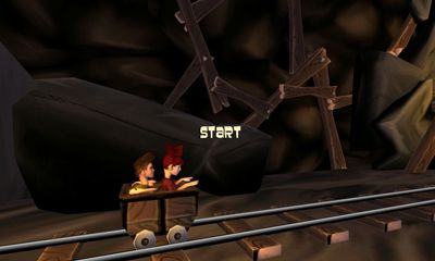 Gameplay of the Mine Cart: Mishap for Android phone or tablet.