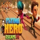 Download game Flying hero escape 3D for free and Ninja runner 3D for Android phones and tablets .