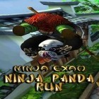 Download game Ninja panda run: Ninja exam for free and The cave for Android phones and tablets .