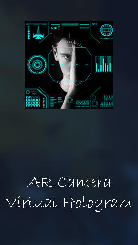 AR Camera virtual hologram photo editor app screenshot.
