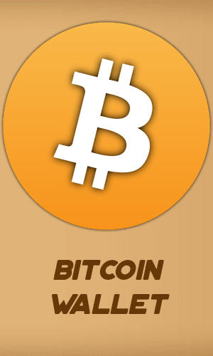 Bitcoin wallet screenshot.
