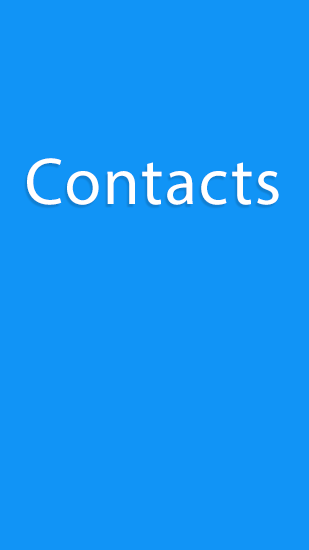 Contacts screenshot.