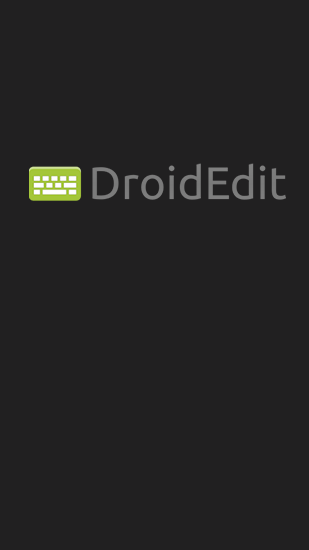 Download Droid Edit - free Android app for phones and tablets.
