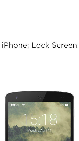 Download iPhone: Lock Screen - free Lock screen Android app for phones and tablets.