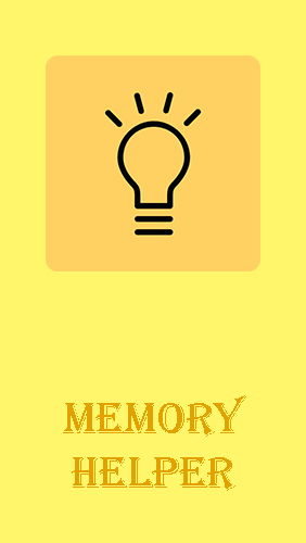 Memory helper: To do list notepad screenshot.